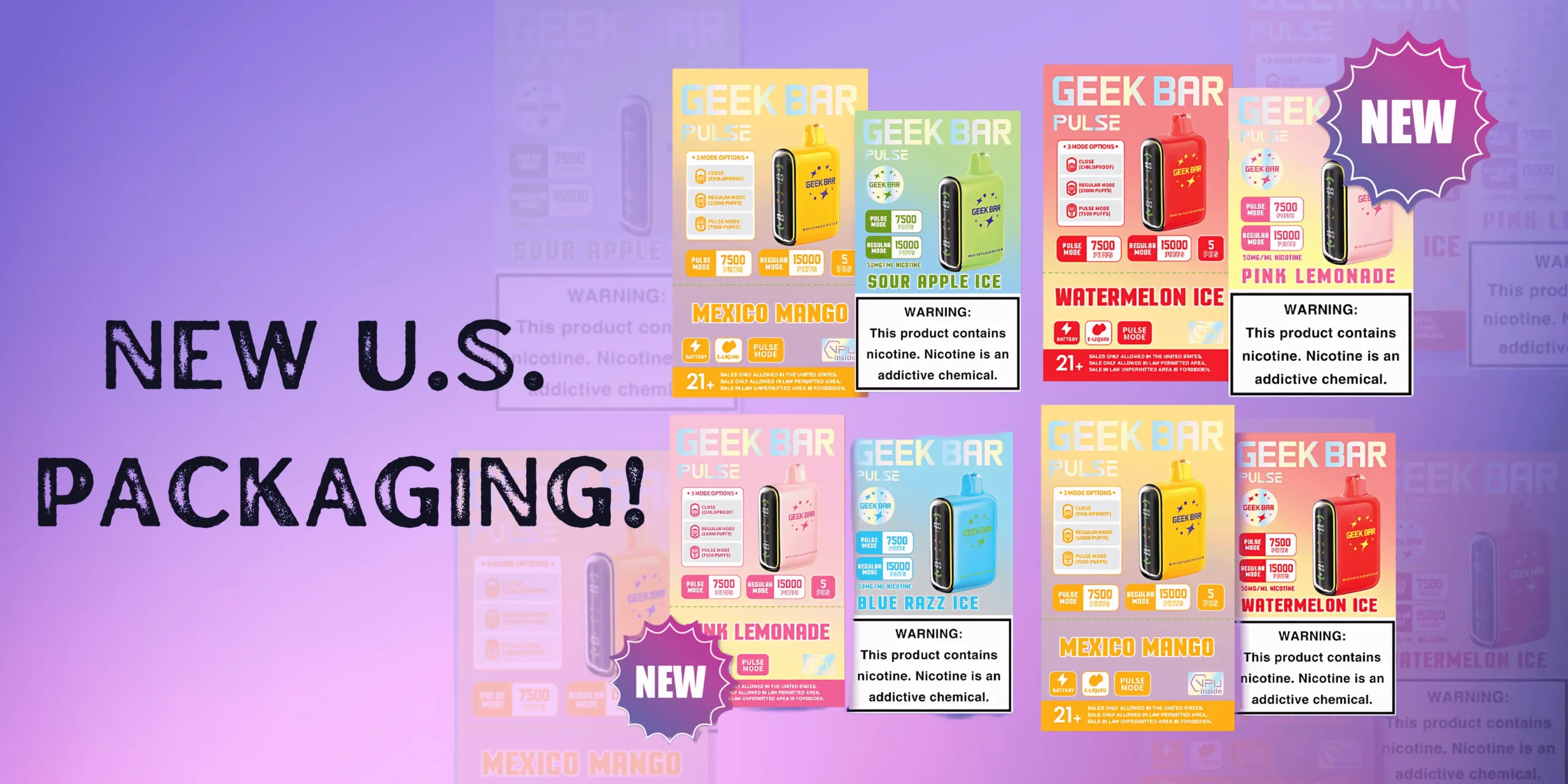 geek bar pulse new packaging