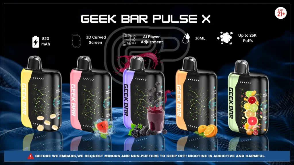 Geek Bar Pulse X Flavors