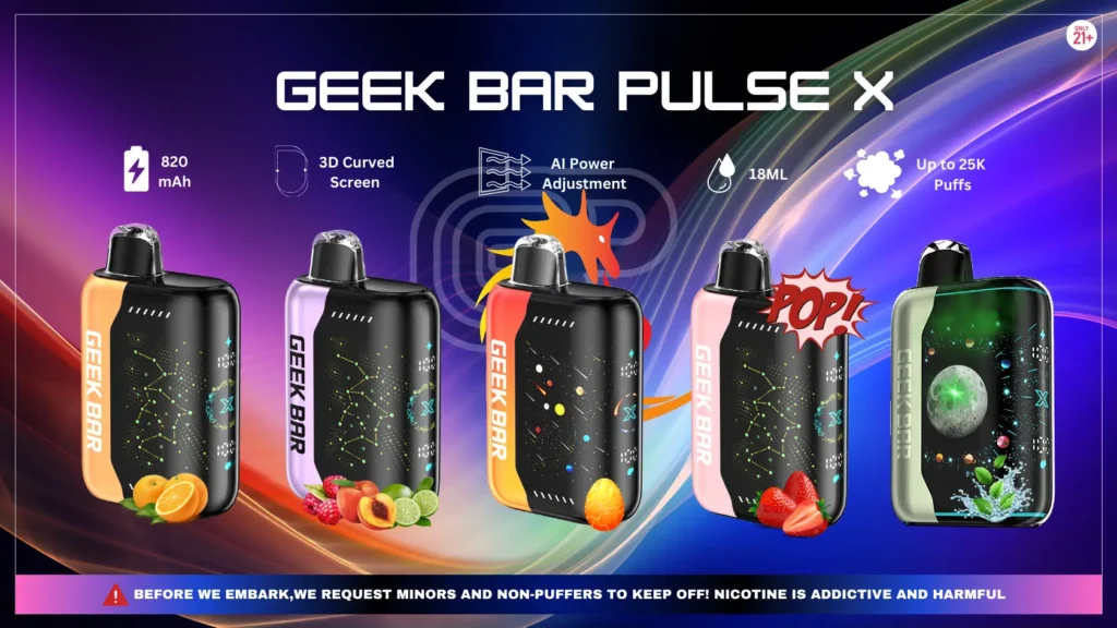 Geek Bar Pulse X Flavors