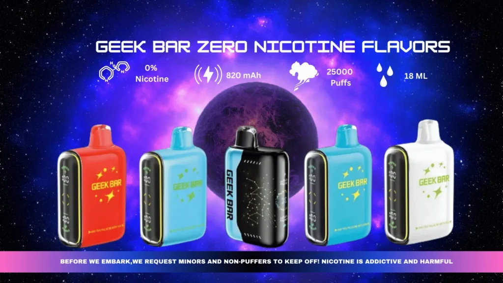 Geek Bar Zero Flavors