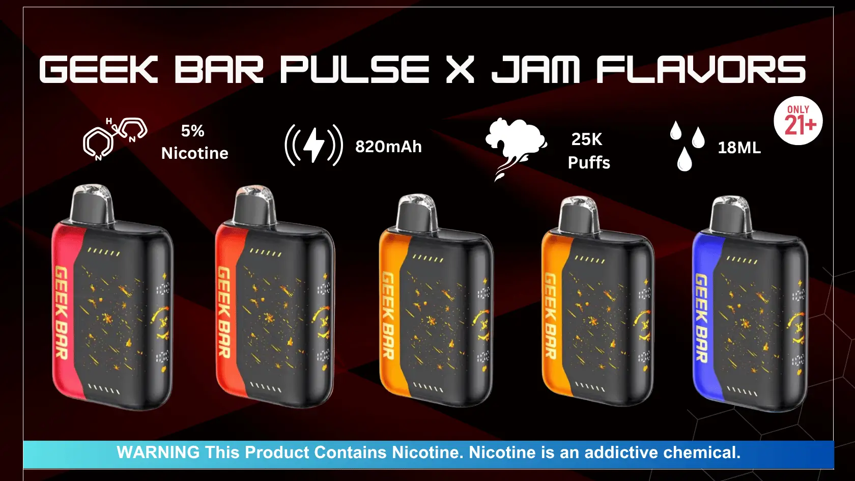 Geek Bar Pulse X Jam Edition