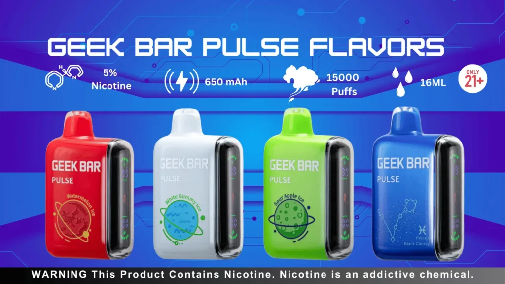 Geek Bar Pulse Flavors