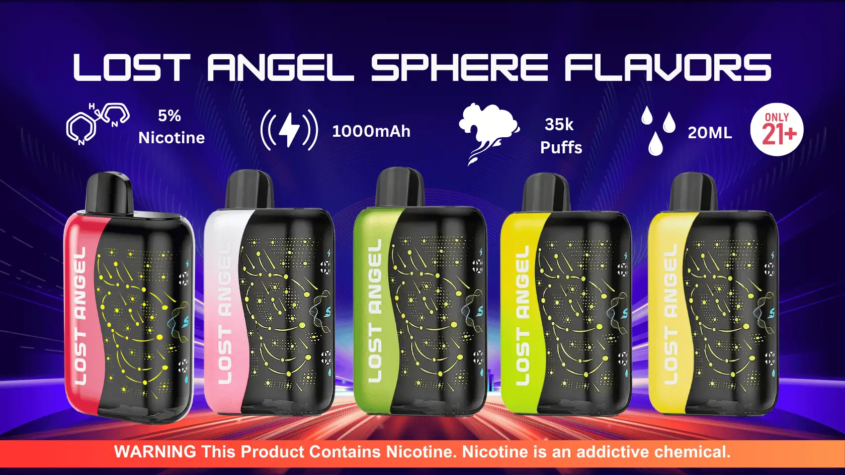 Lost Angel Sphere Flavors