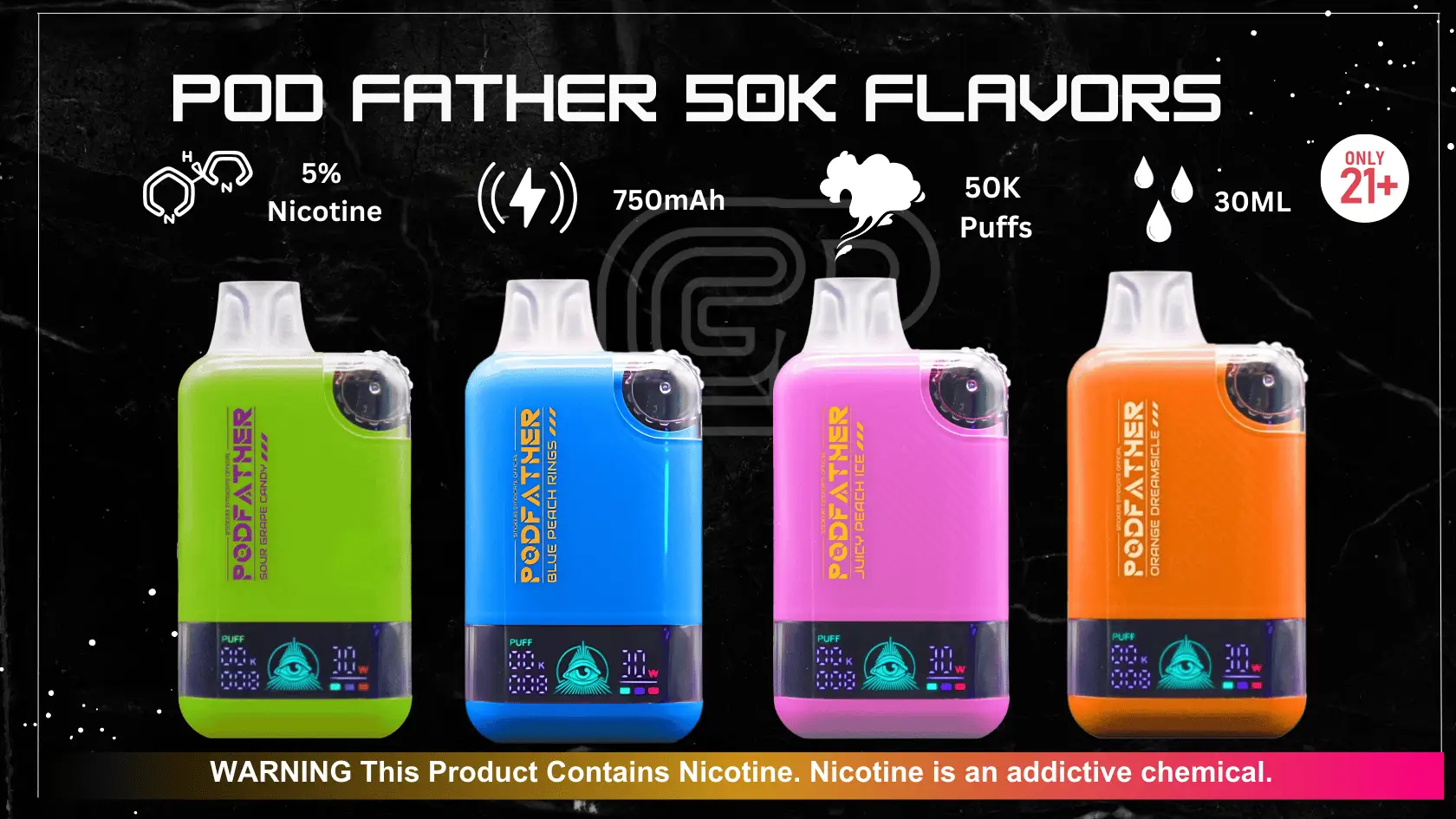 Pod Father 50K Flavors
