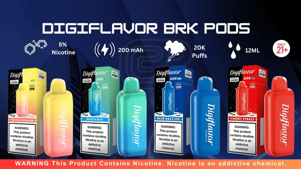 Digiflavor BRK 20K Puffs