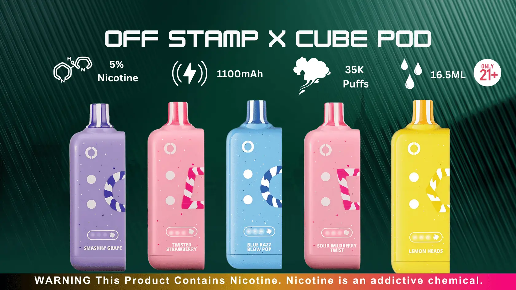 Off Stamp X Cube Replacement Pod