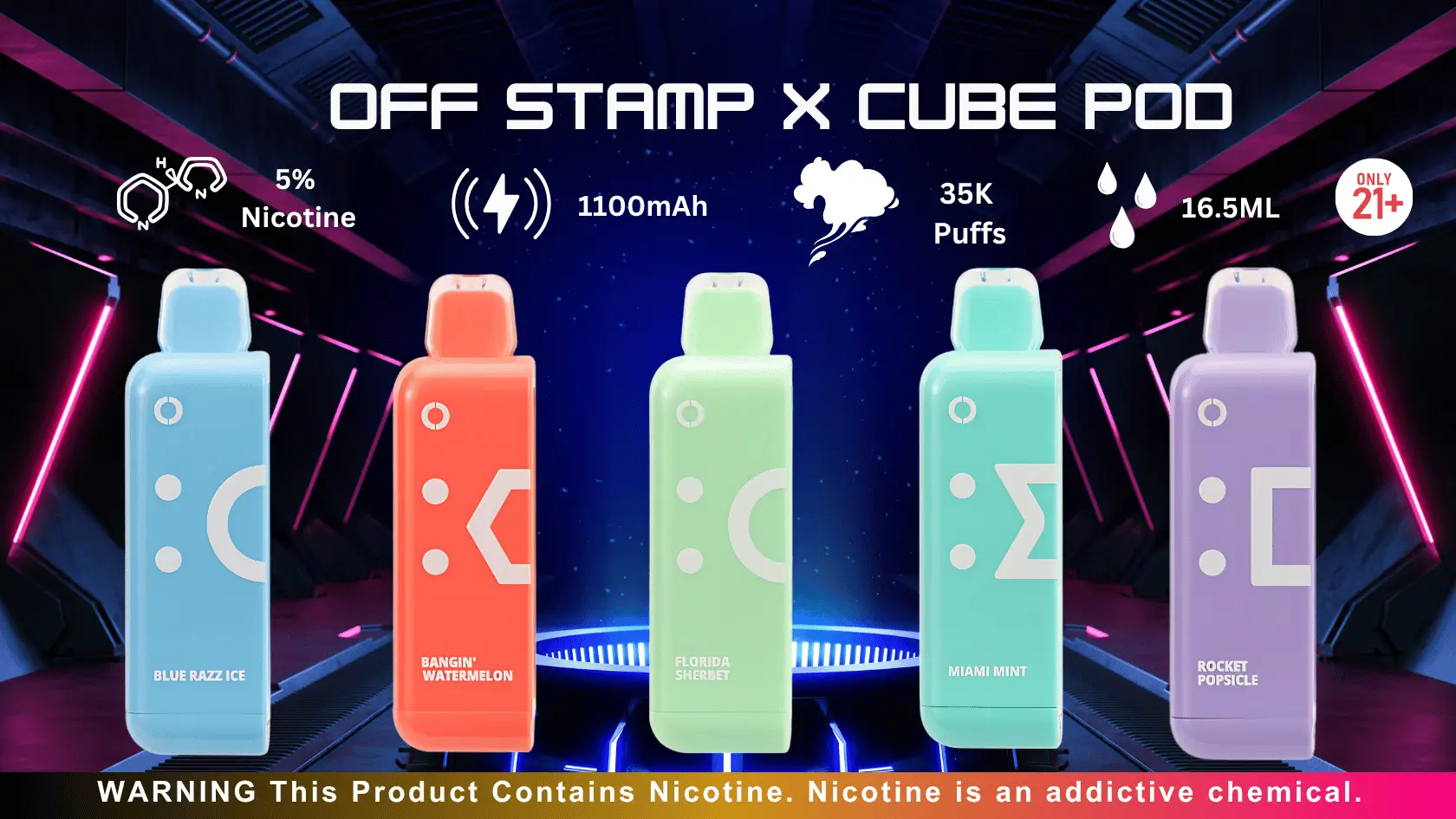 Off Stamp X Cube Flavors
