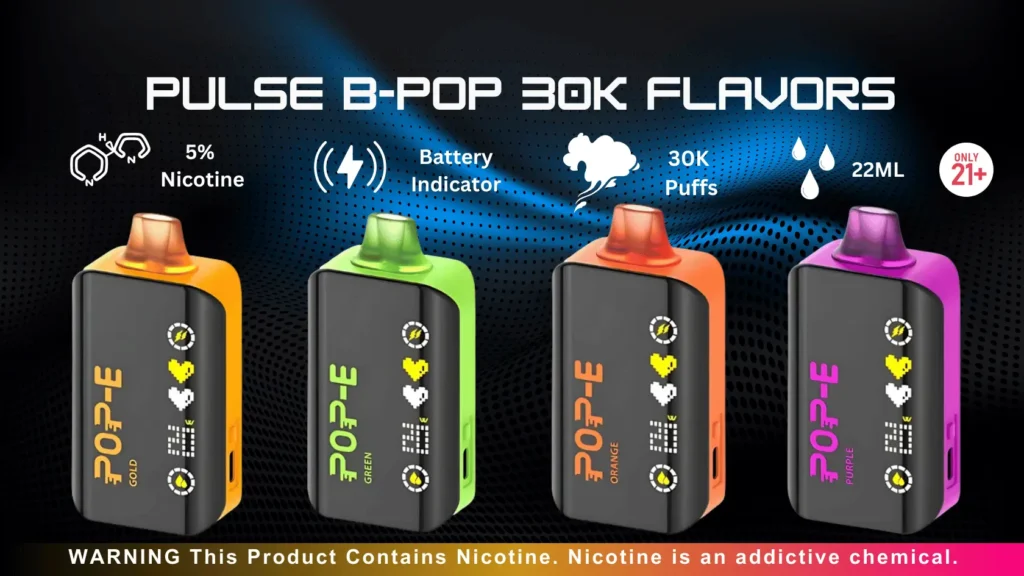 Pulse B-Pop 30K Flavors
