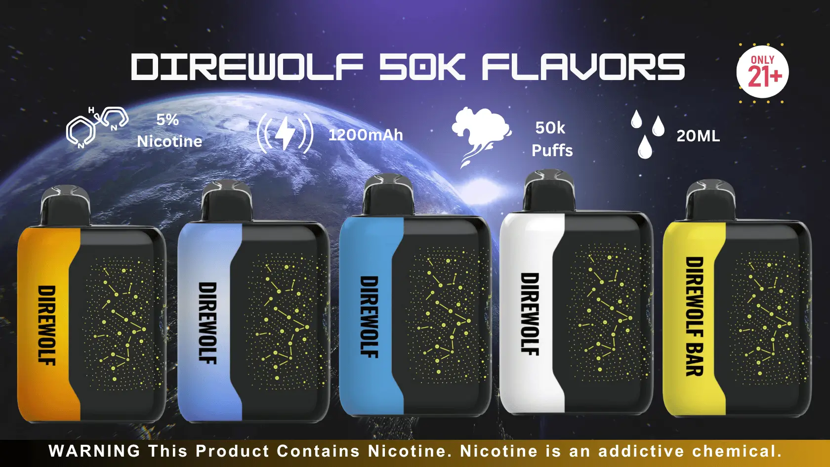 DireWolf 50K Flavors