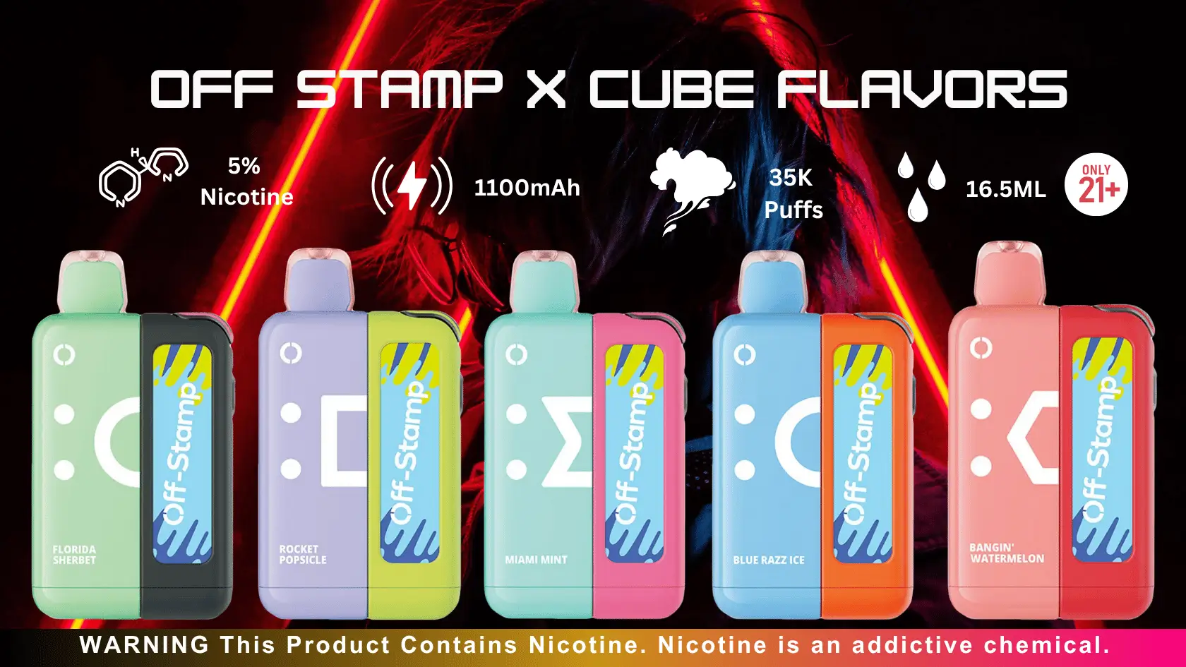 Off Stamp X Cube Flavors