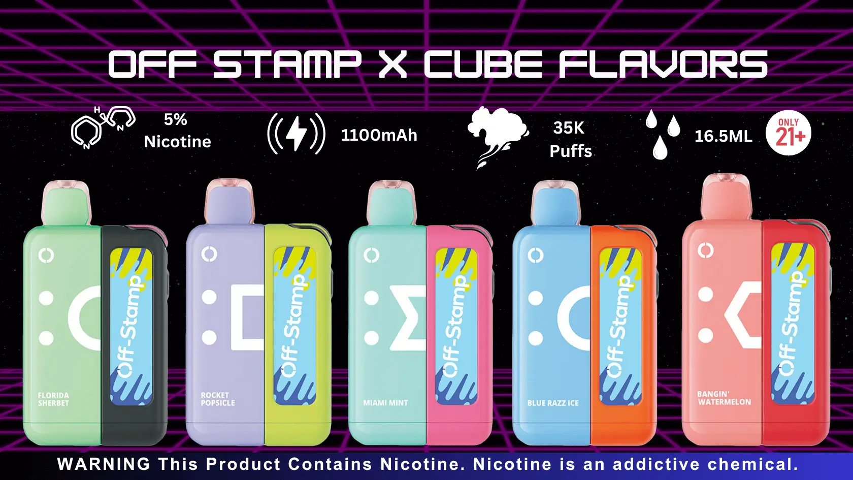Off Stamp X Cube Flavors