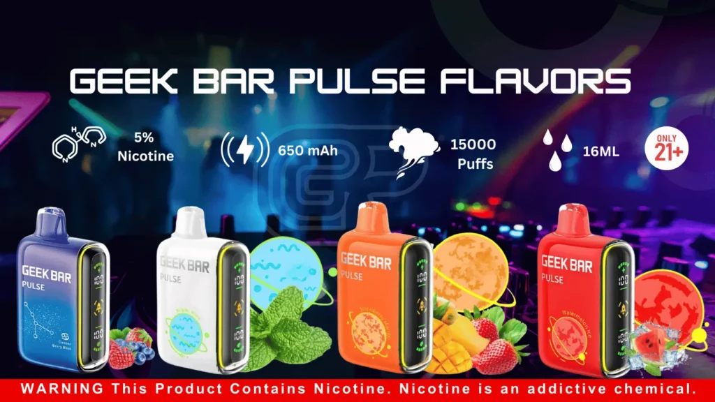 Geek Bar Pulse Flavors
