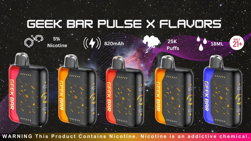 Geek Bar Pulse X Flavors Review