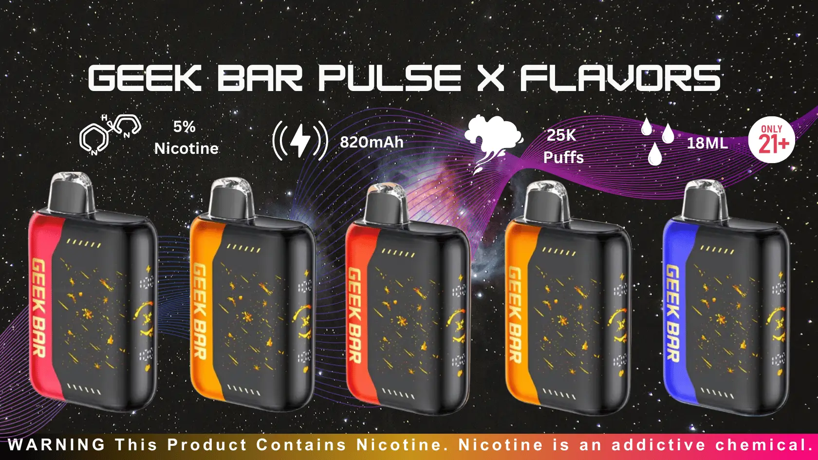 Geek Bar Pulse X Flavors Review