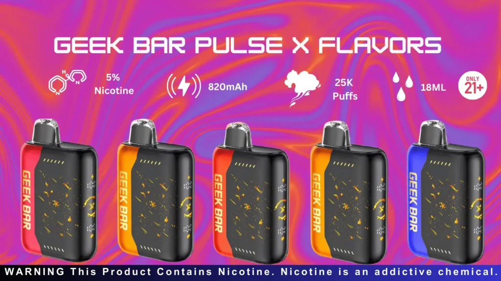 Geek Bar Pulse X Flavors Price