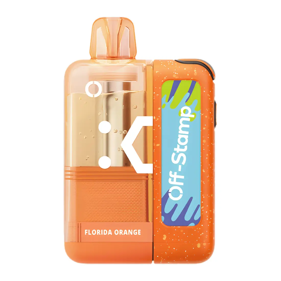 Off Stamp X Cube Crystal Florida Orange
