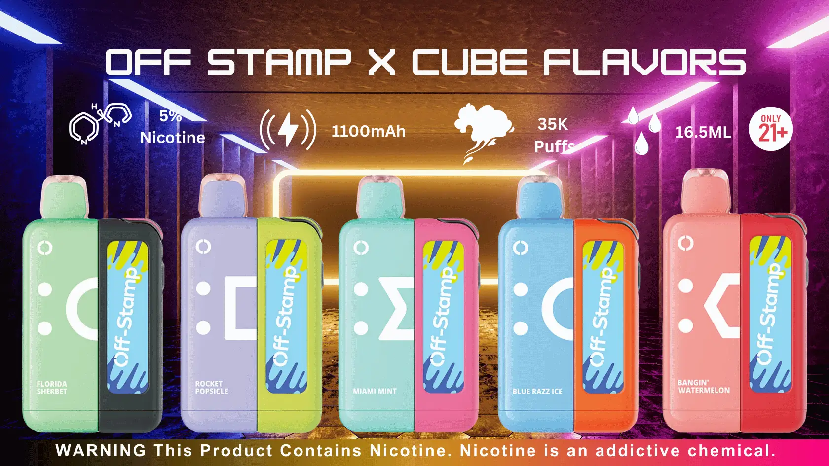 Off Stamp X Cube Flavors