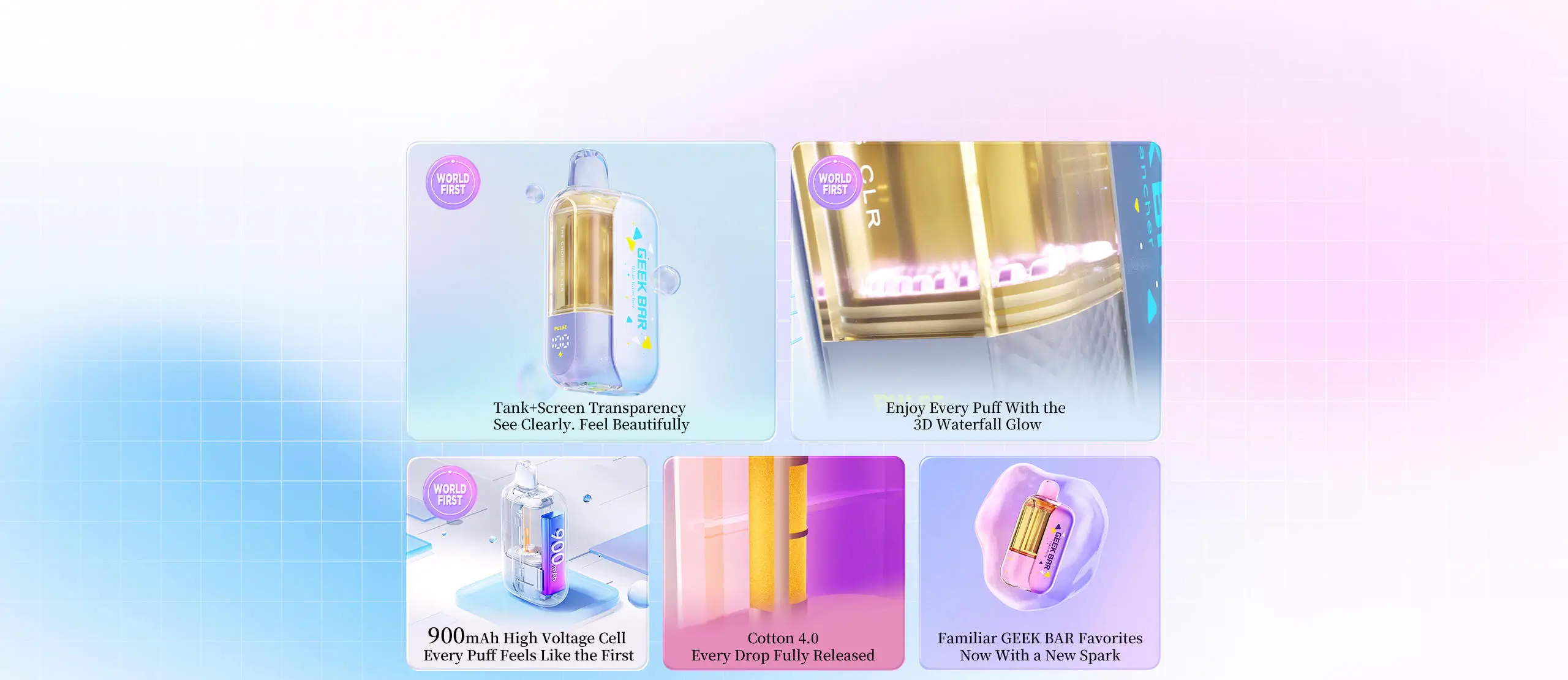 Geek Bar CLR 900 MAh