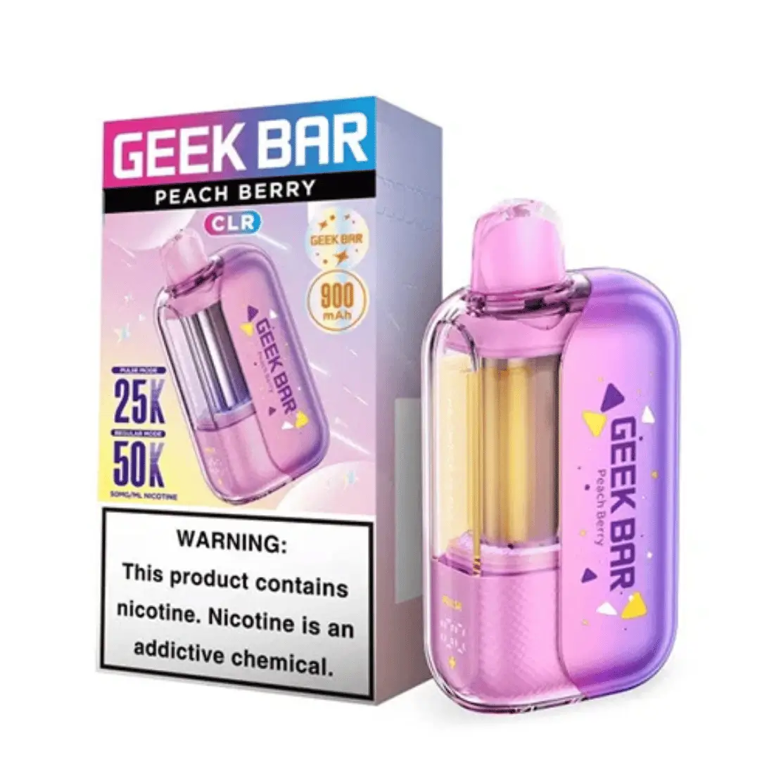 Geek Bar CLR Peach Berry
