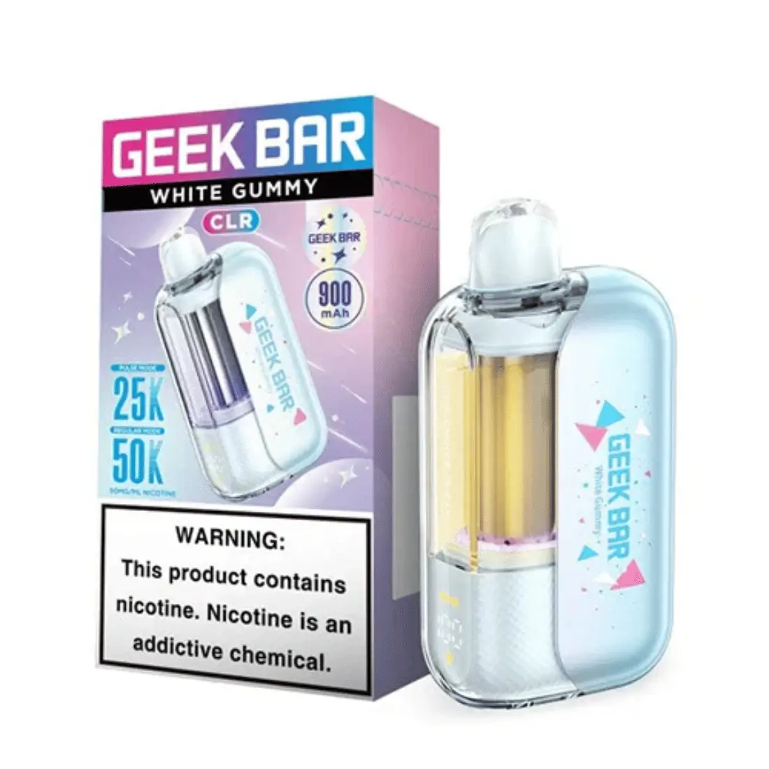 Geek Bar CLR White Gummy
