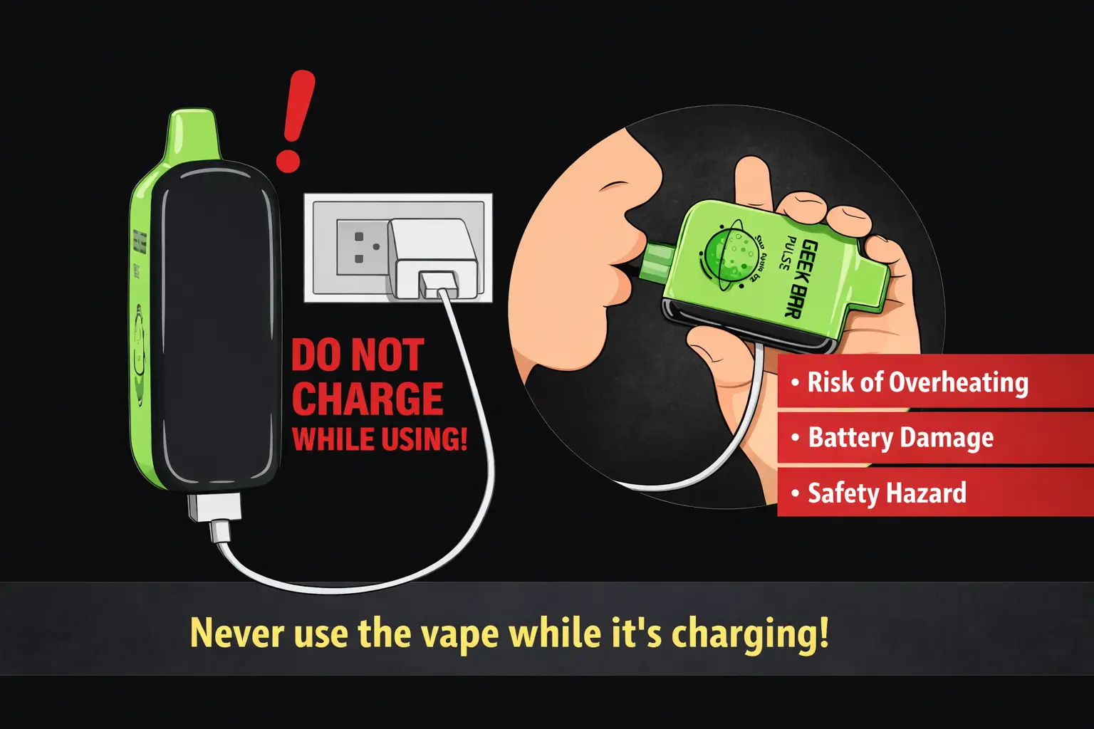 Geek Bar Pulse Charging Guide