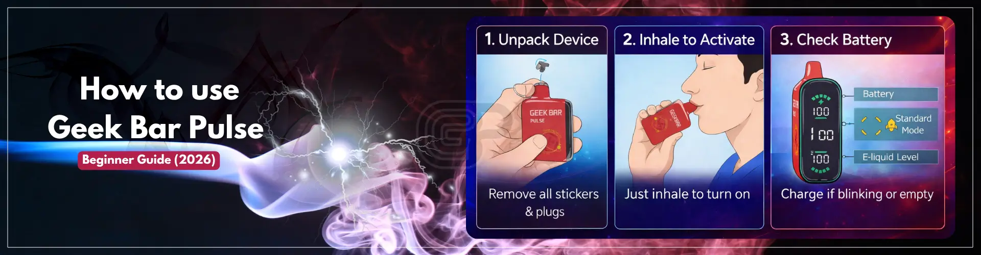 How to use Geek Bar Pulse