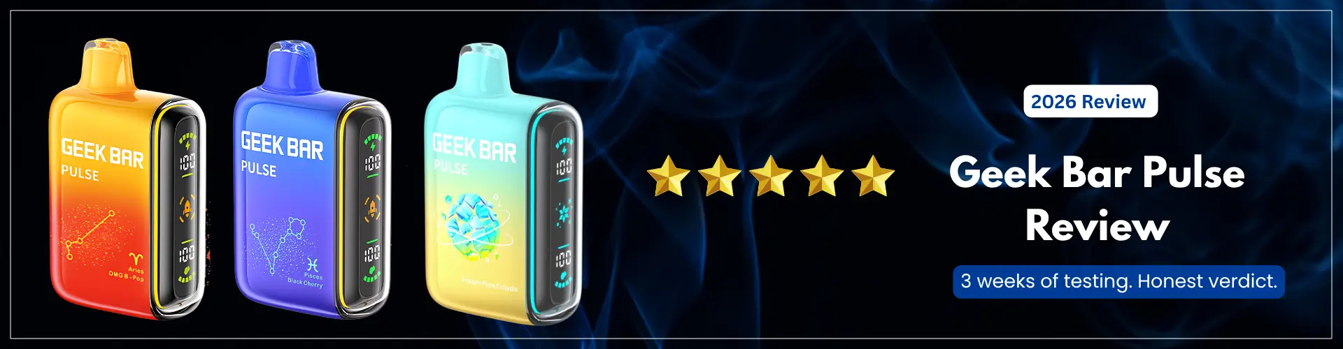 Geek Bar Pulse Review Banner