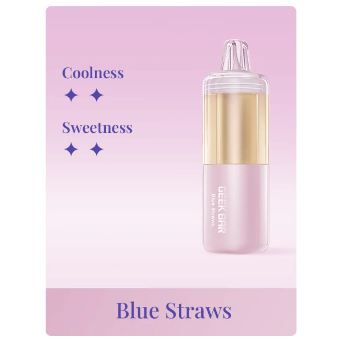 Geek Bar Mate Blue Straws Pod