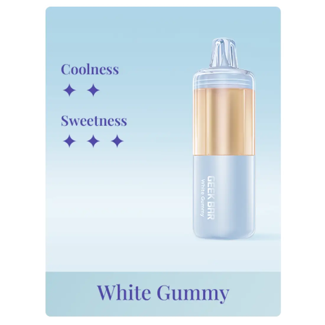 Geek Bar Mate White Gummy Pod