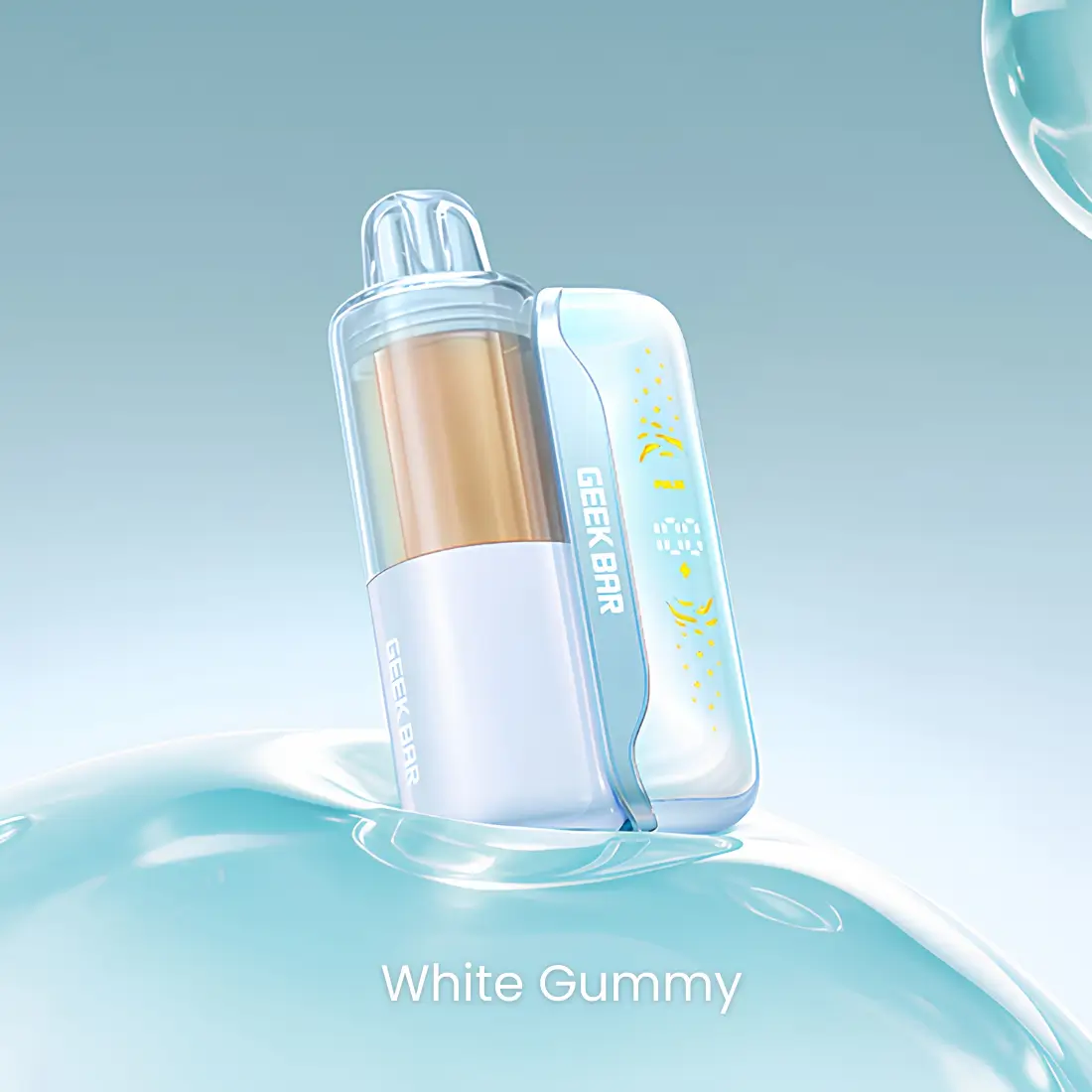 Geek Bar Mate White Gummy