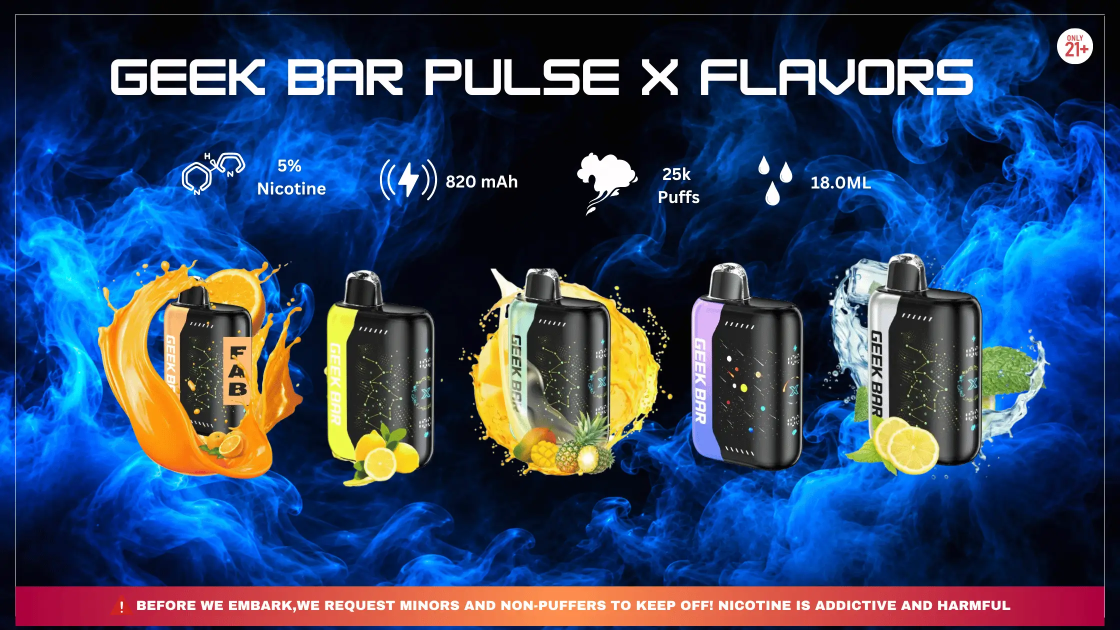 Geek Bar Pulse X Battery