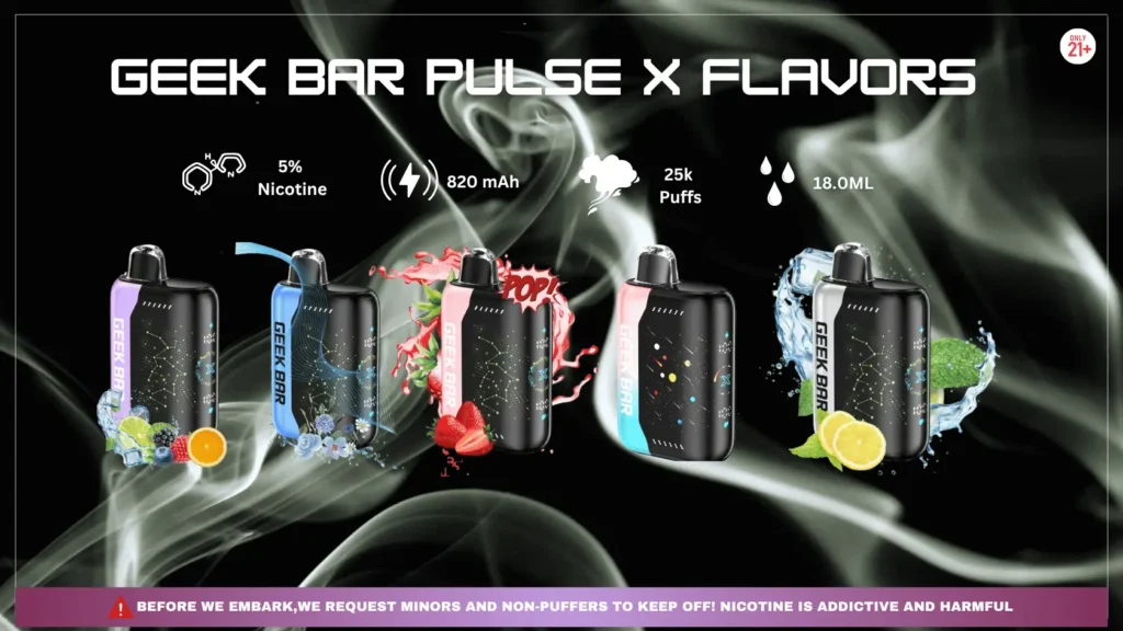 Geek Bar Pulse X Device Authentic