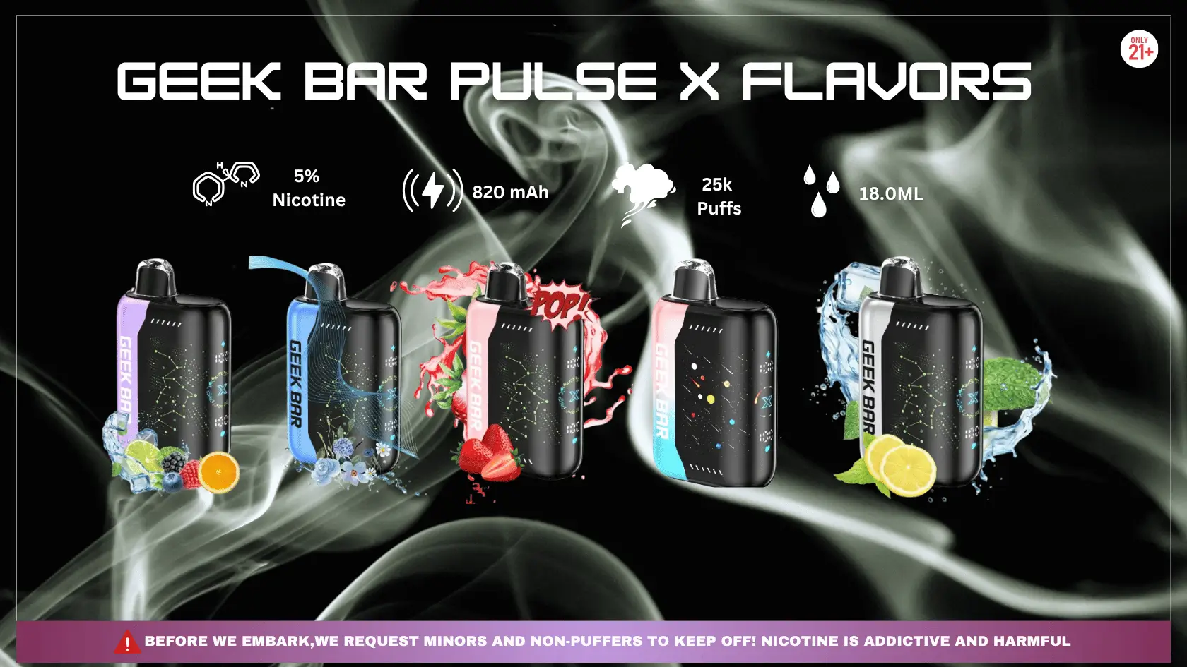 Geek Bar Pulse X Device Authentic