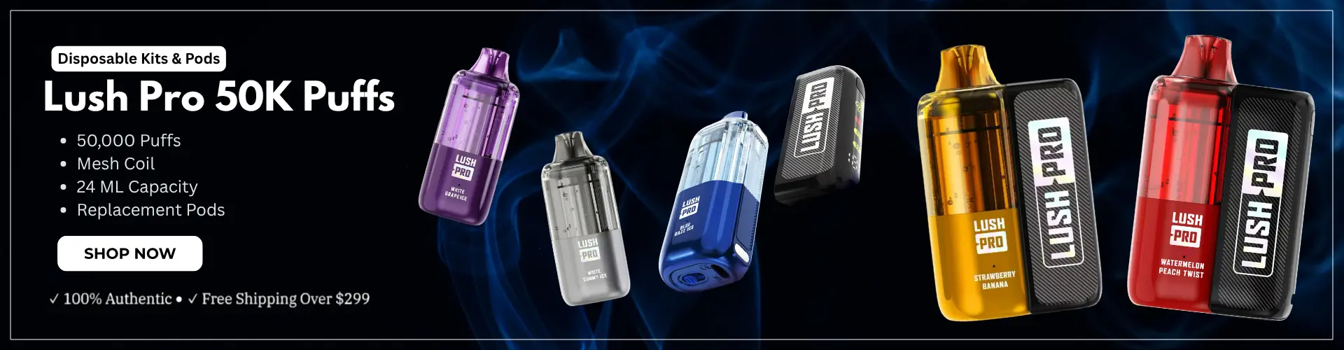 Lush Pro 50,000 Puffs