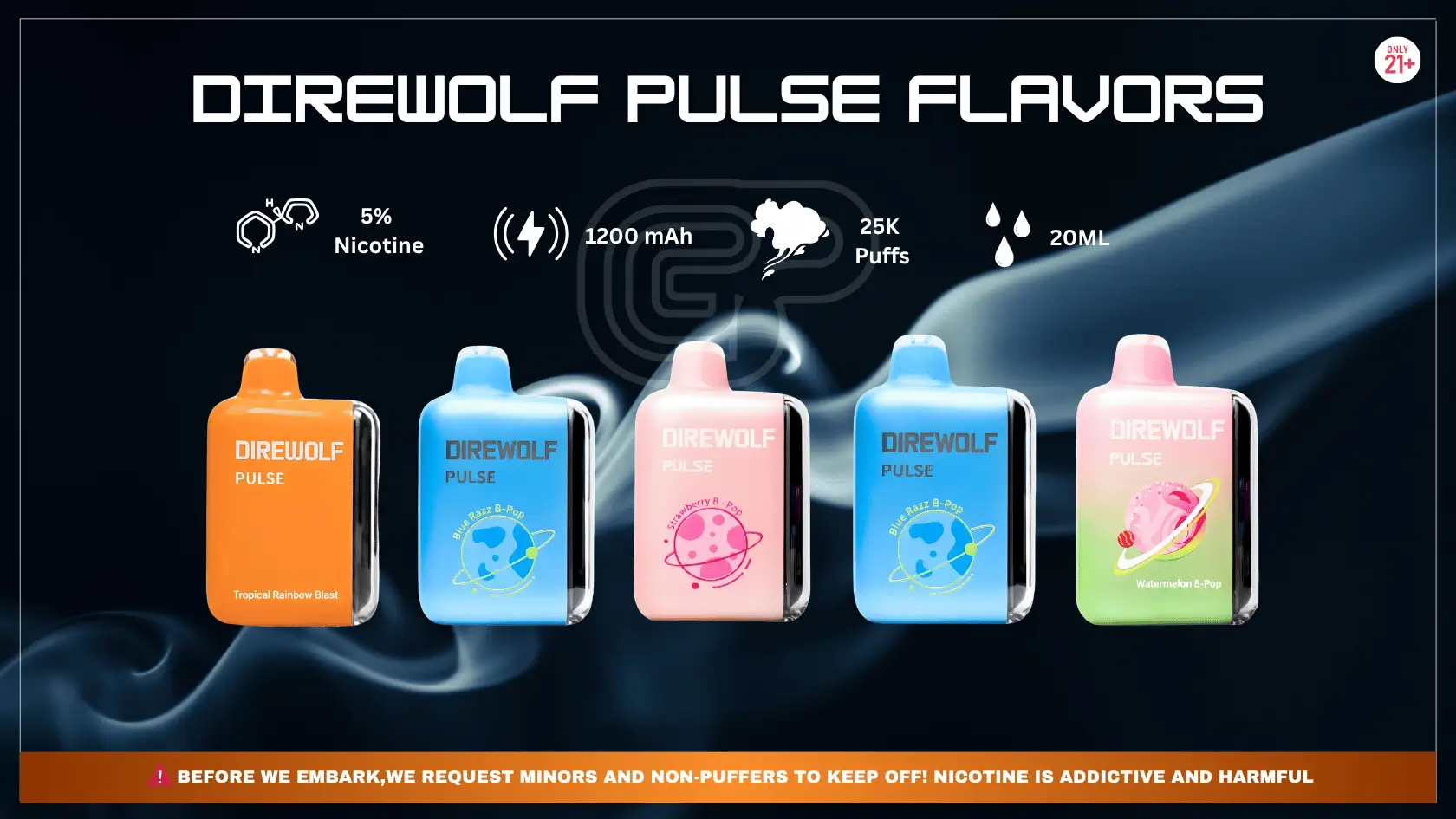 Direwolf Pulse Flavors