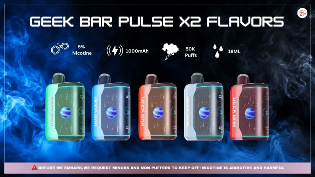 Geek Bar Pulse X2 Flavors Explained