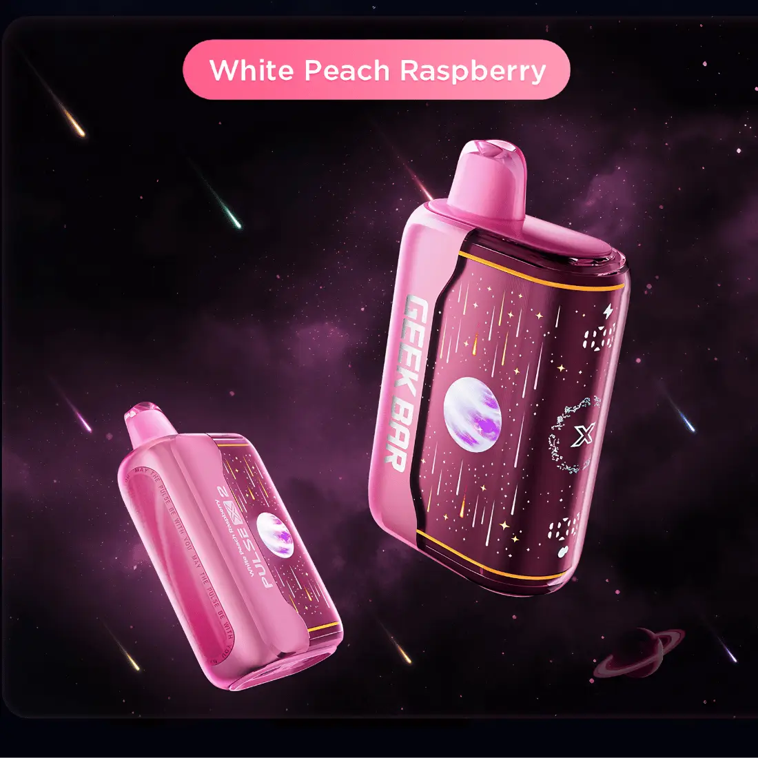 Geek Bar Pulse X2 White Peach Raspberry