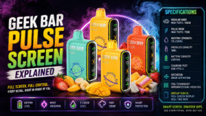 Geek Bar Pulse Screen Explained