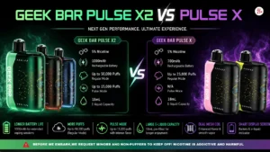 Geek Bar Pulse X2 vs Pulse X