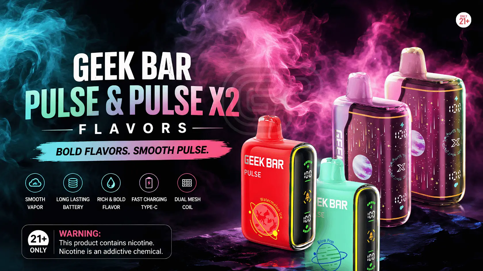 New Geek Bar Pulse Flavors 2026