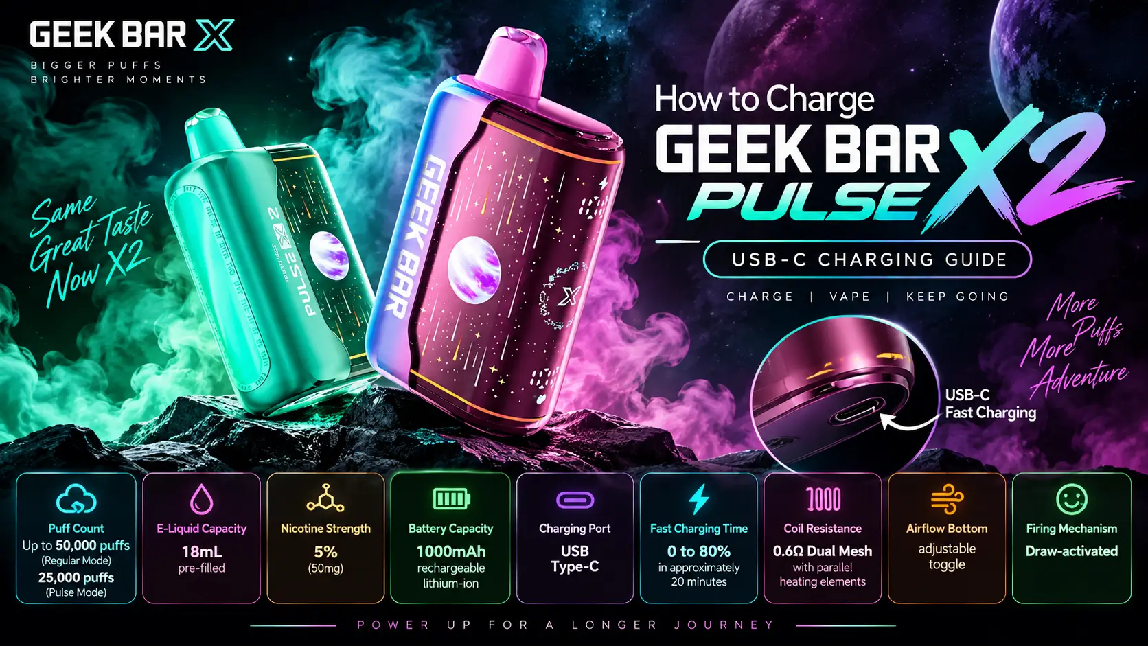 How to Charge Geek Bar Pulse X2