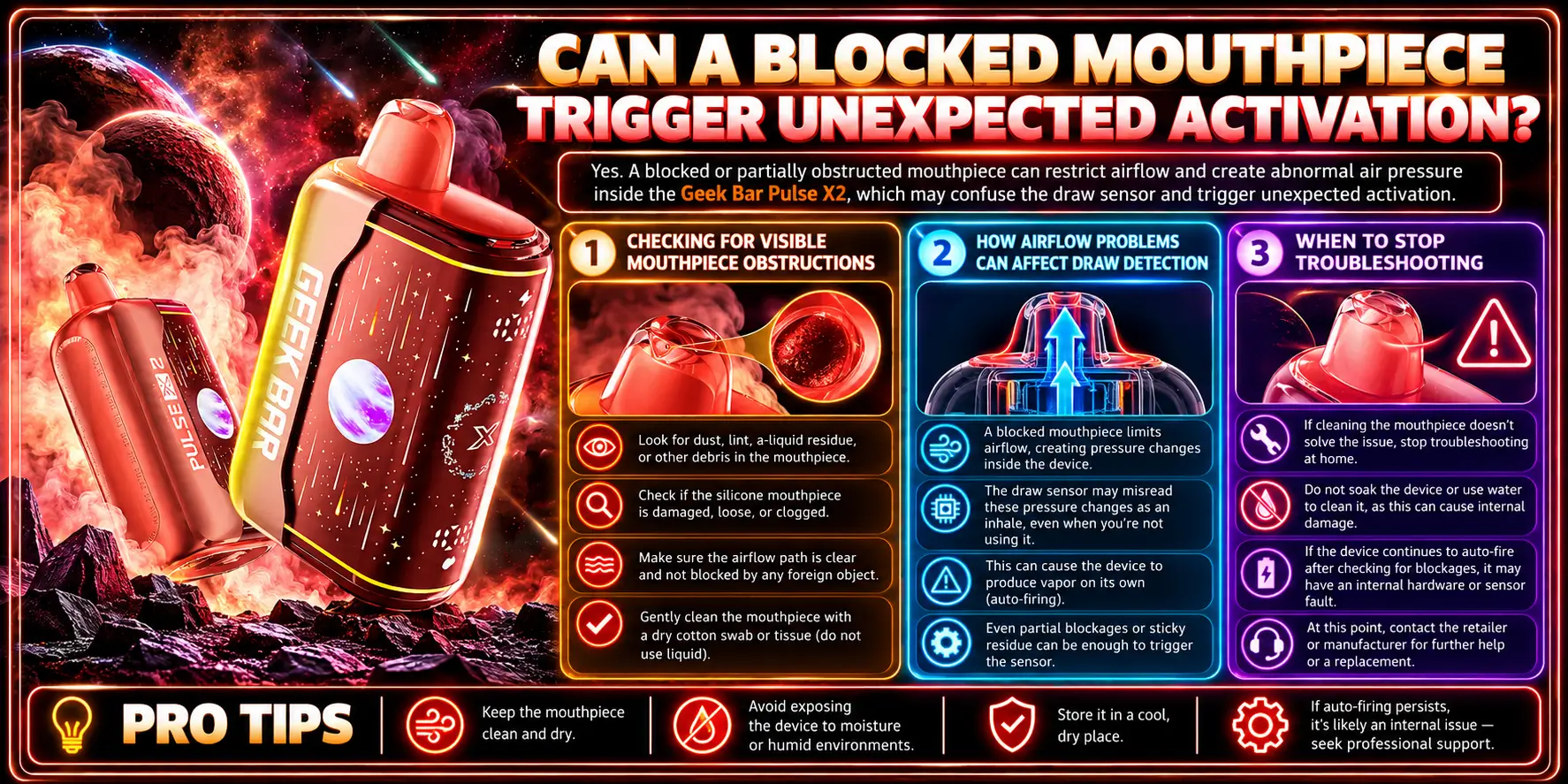 Can a Blocked Mouthpiece Trigger Unexpected Activation?
