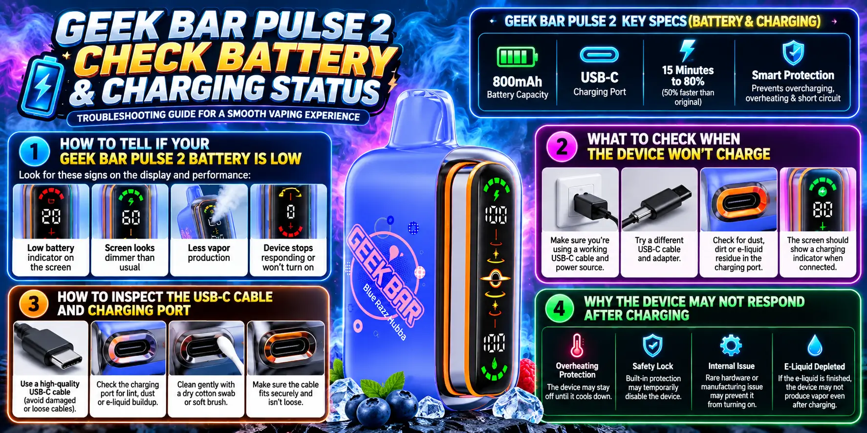 Check Battery and Charging Status
