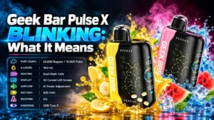 Geek Bar Pulse X Blinking