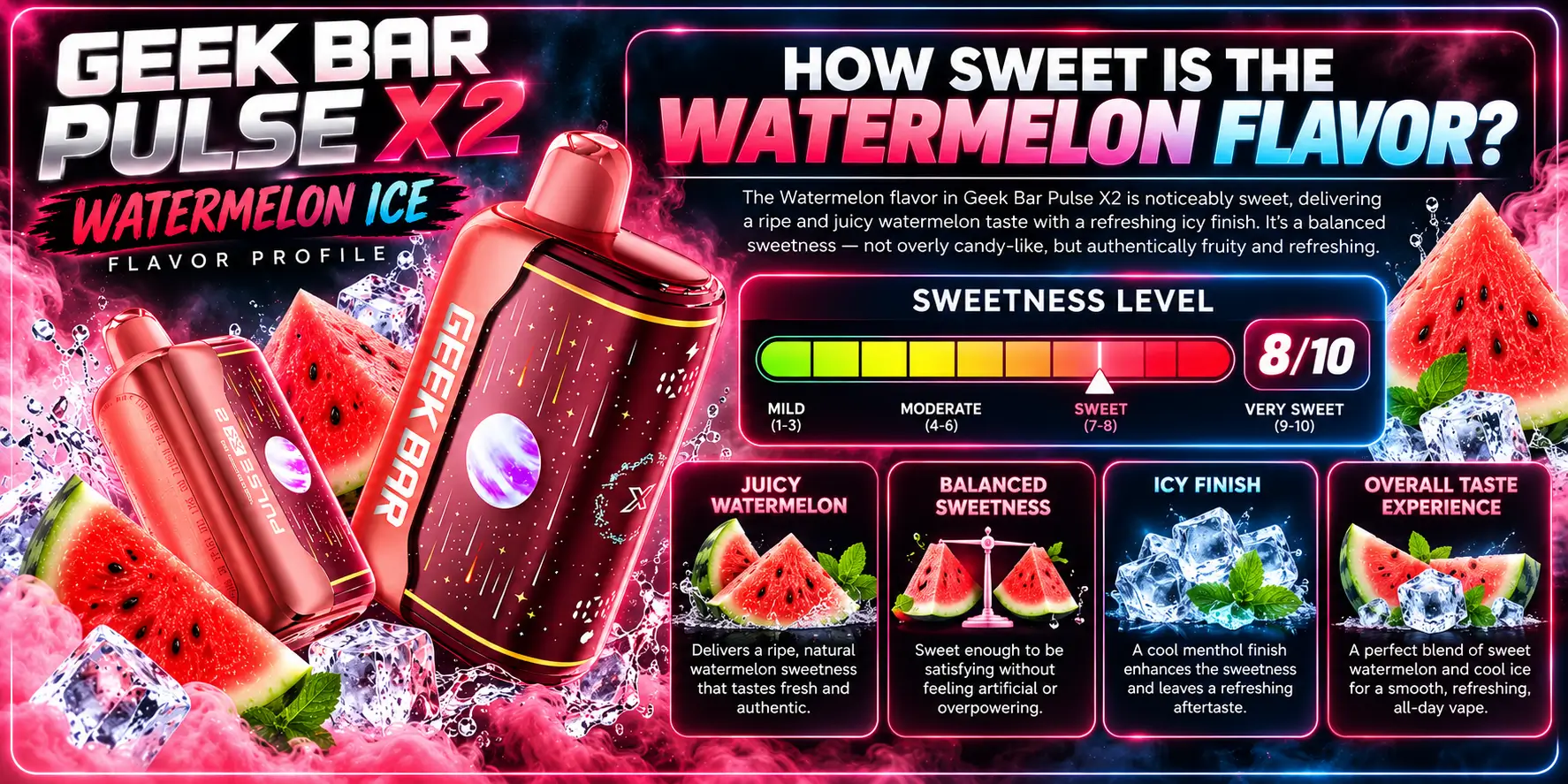 How Sweet Is the Watermelon Flavor?