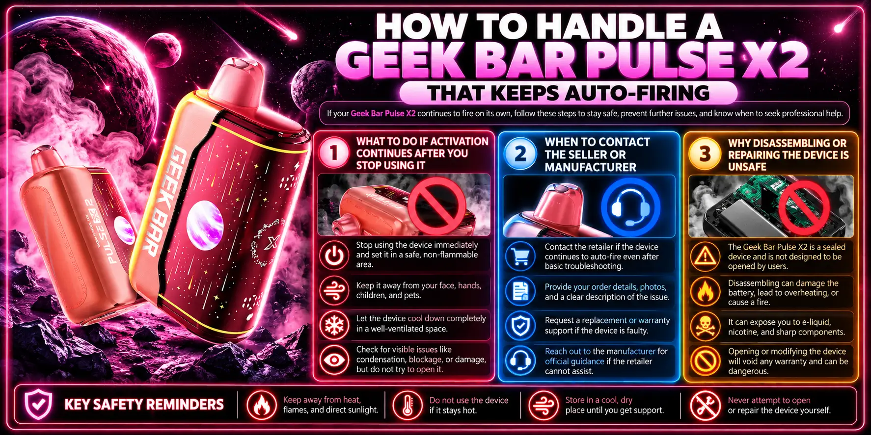 How to Handle a Pulse X2 That Keeps Auto-Firing