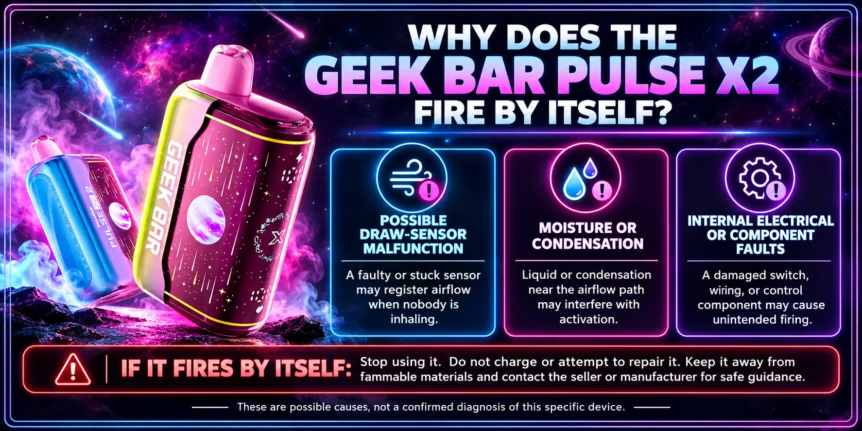 Why Does the Geek Bar Pulse X2 Fire by Itself?